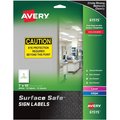 Avery Label, Sign, Rem, 7X10, We, 15Pk AVE61515